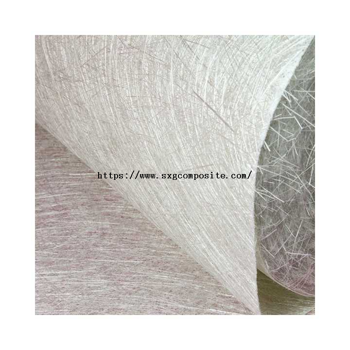 Reinforced Fiberglass Mat E-Glass Fiberglass Chopped Strand Mat Roll 100 225 300 450 Fiberglass Mat