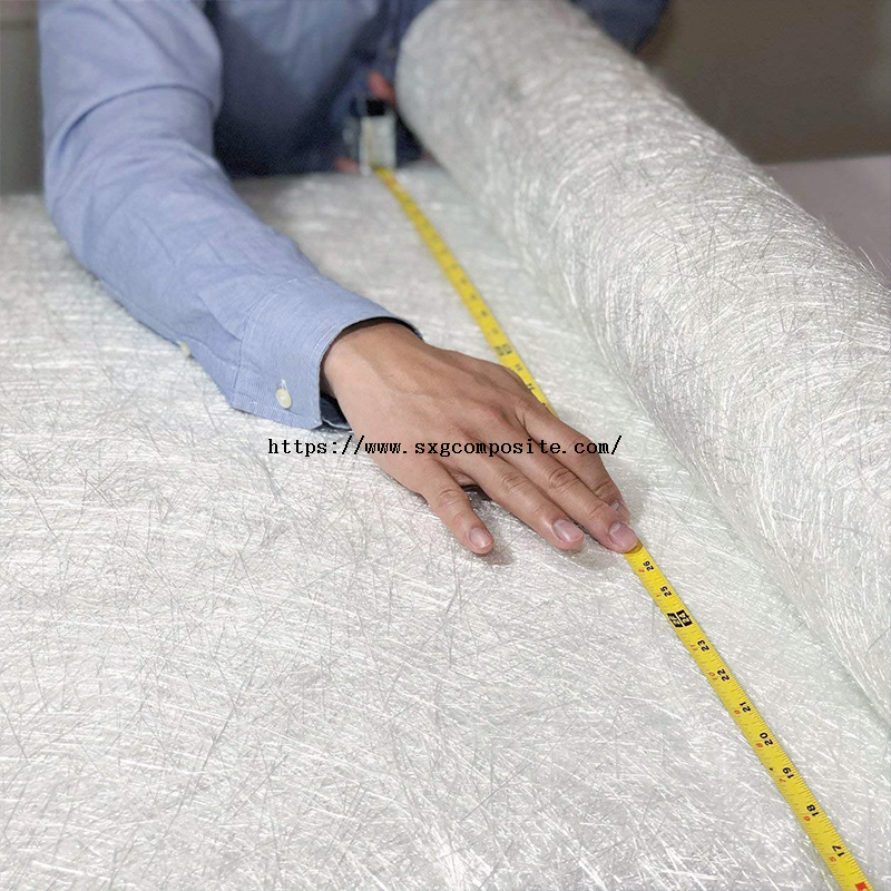 Reinforced Fiberglass Mat E-Glass Fiberglass Chopped Strand Mat Roll 100 225 300 450 Fiberglass Mat