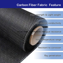 Made of Carbon Fiber Raw Yarn, Woven into Various Specifications of Composite Material Reinforced Carbon Fiber Cloth Through Special Process